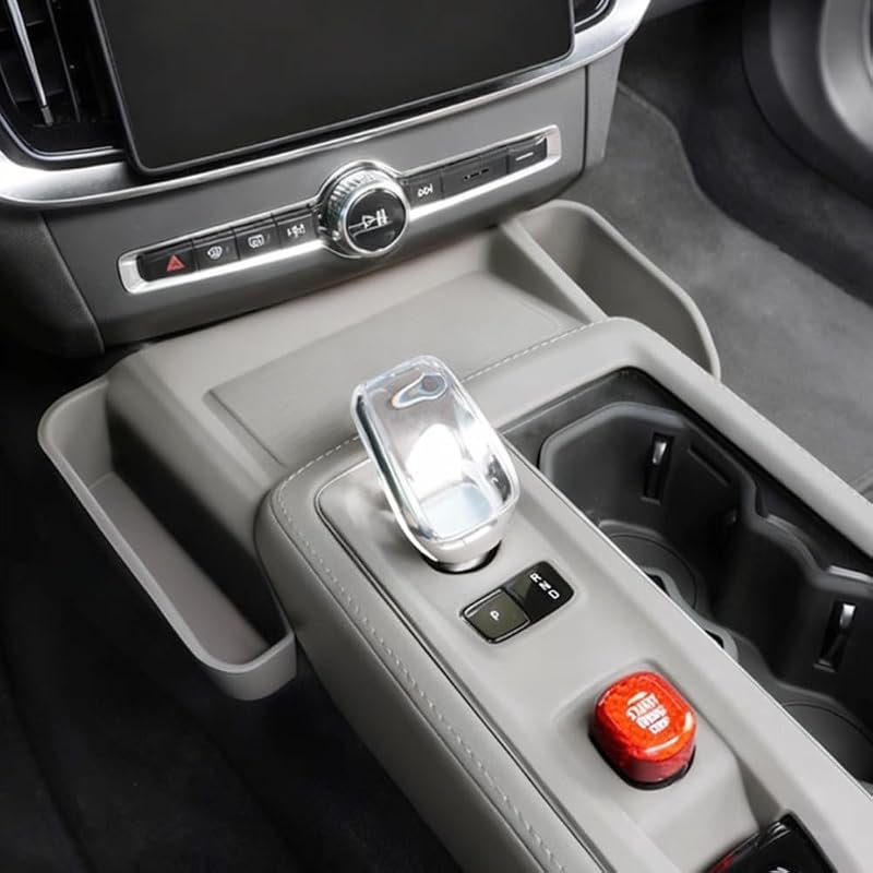 Silicone Cup Holder Coaster for 2026 Volvo XC90 - Center Console Gear Shift Protector