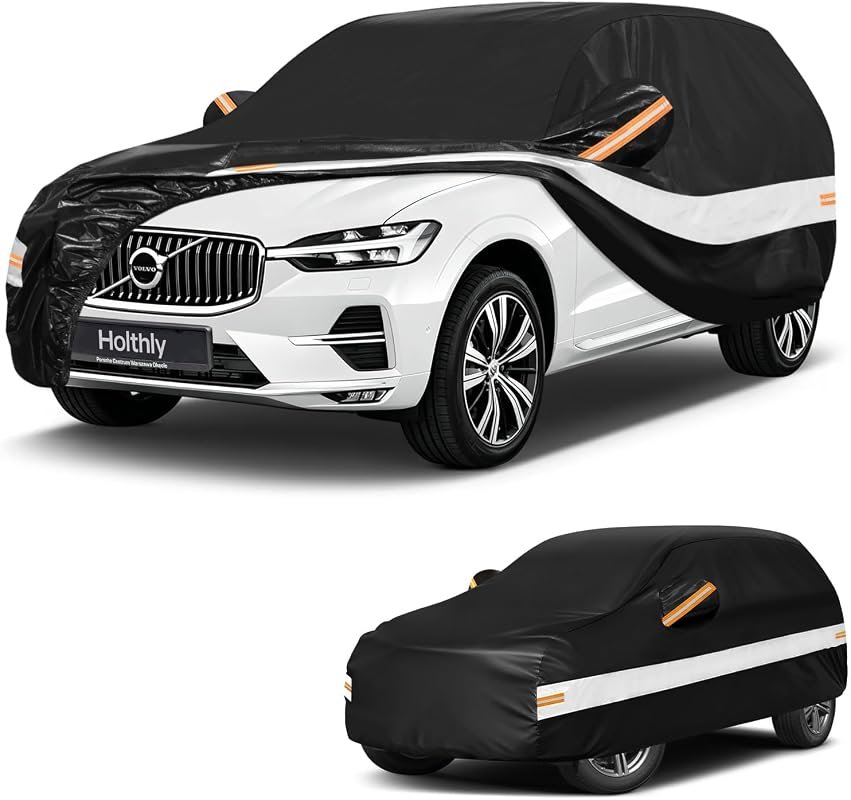 10 Layers Custom Fit SUV Car Cover for Volvo XC60 (2013-2026) - Waterproof, Sun, Dust, Rain Protection