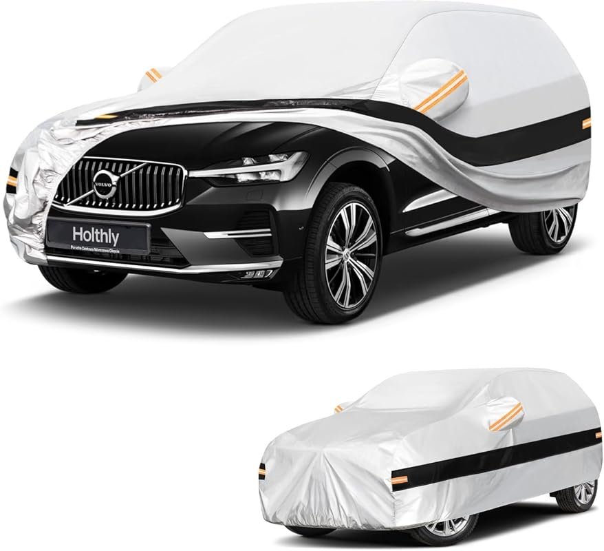 10 Layers Custom Fit SUV Car Cover for Volvo XC60 (2013-2026), Waterproof, Outdoor Protection