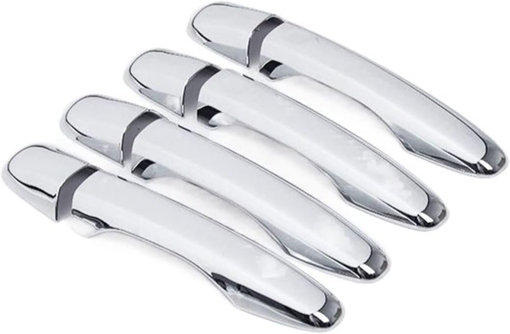 Chrome Door Handle Cover Trim Overlays for Volvo XC60, S60L, V40, V60 - Easy Replacement for a Fresh Look