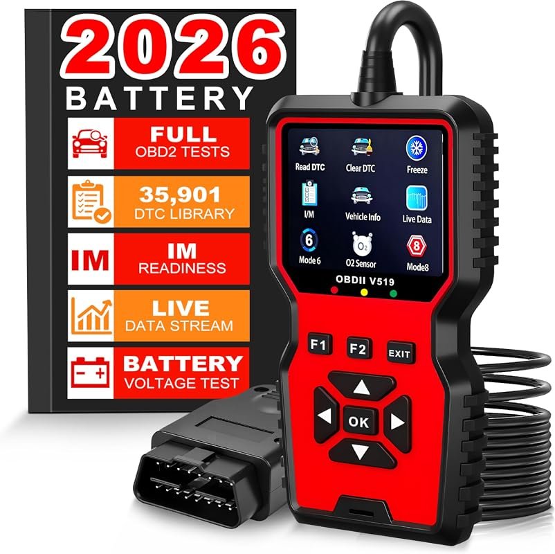 V519 OBD2 Scanner: Advanced Vehicle Code Reader with Diagnostic Reset Capabilities