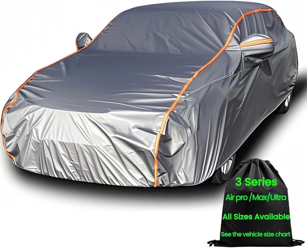 Waterproof Station Wagon Car Cover with Rain and UV Protection, Inner Cotton, Fits 178" to 191"