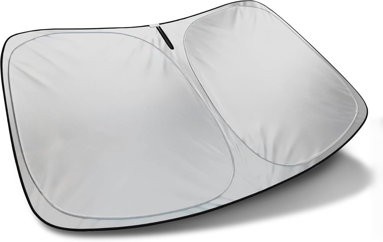 Autotech Park Foldable Sunshade for 2008-2016 Volvo XC70, UV Reflective, Easy Storage