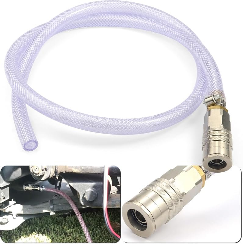 Durable 9996049 Radiator Coolant Drain Hose for Volvo Mack with 1100mm Hose, Fits 2004-2019 Trucks