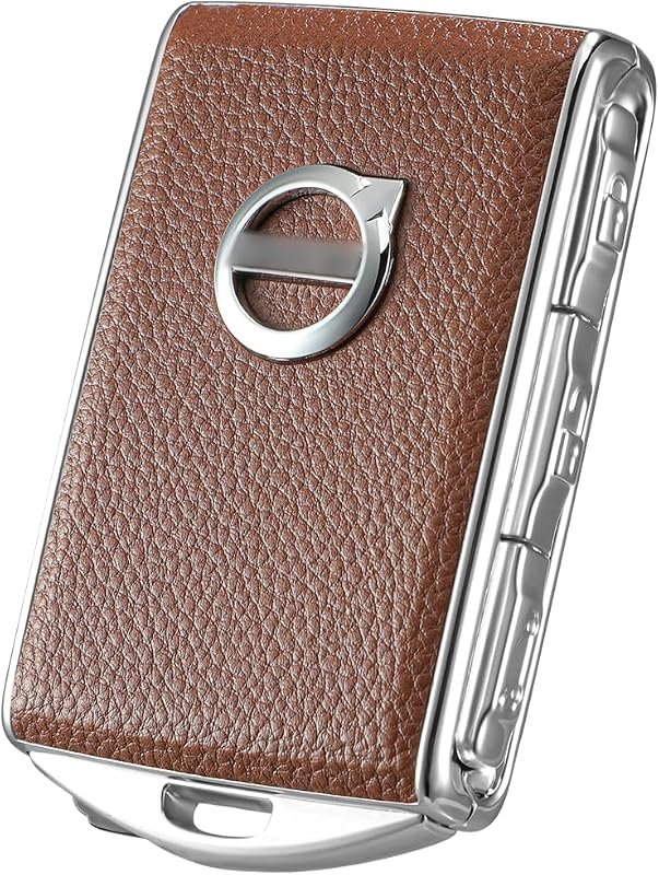 Premium Key Fob Cover for XC90, XC60, XC40, S60, S90, V90 with Zinc Alloy Frame