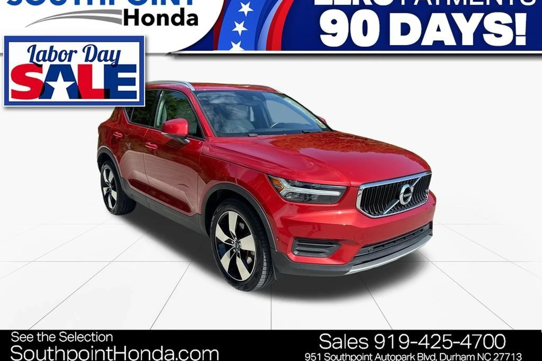 red flashing light volvo xc40