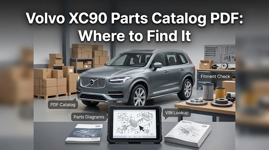 Volvo XC90 Parts Catalog PDF Image