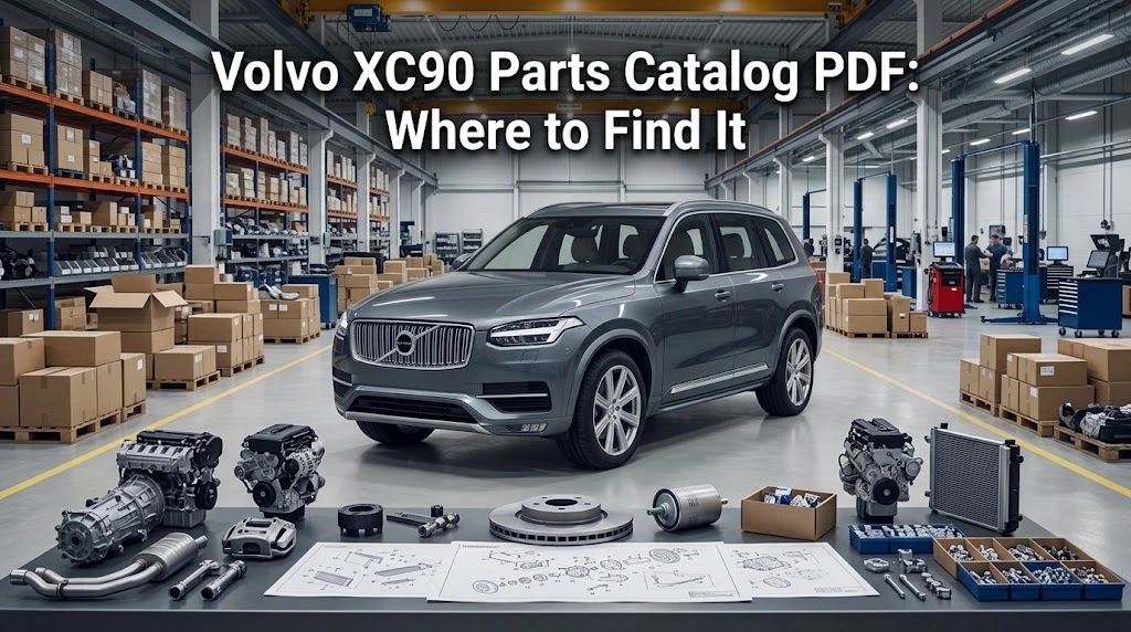 Volvo XC90 Parts Catalog PDF Image