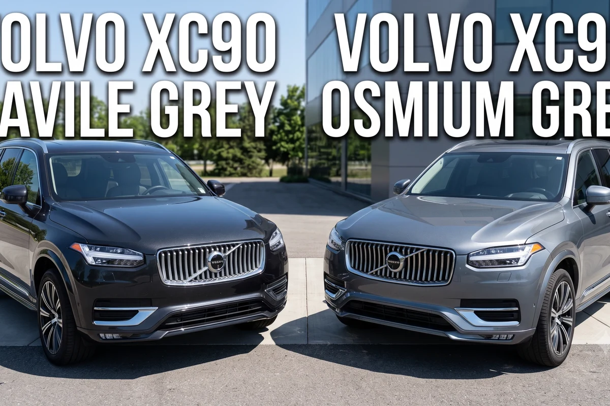 Volvo XC90 Savile Grey vs Osmium Grey Which Color Suits