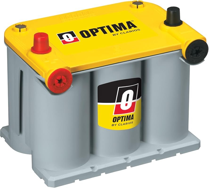 OPTIMA YELLOWTOP D75/25 AGM Battery - High Performance, Sealed Design for Ultimate Power
