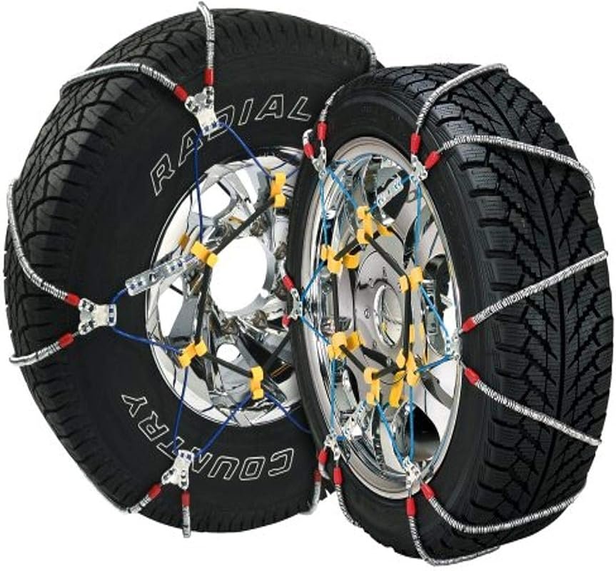 volvo tire chains - SCC SZ143 Super Z6 Cable Tire Chain - Set of 2 for Passenger Cars, Pickups, and SUVs