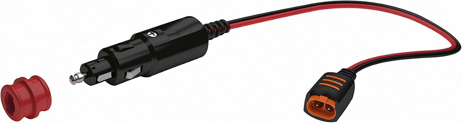volvo car battery charger plug - CTEK Connect CIG Plug: Easy Permanent Connection for Hard-to-Reach Batteries in Cars and Motorcycles