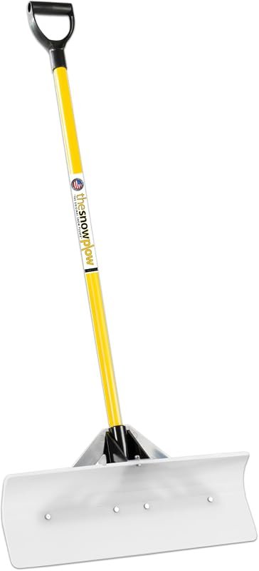 The Snowplow Original 24-Inch Wide Snow Pusher for Fast and Easy Snow Clearing
