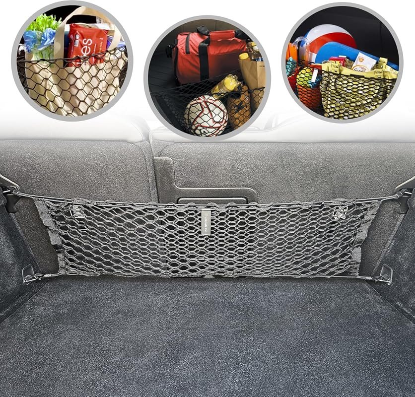 Elastic Trunk Mesh Cargo Net for Volvo XC60 (2017-2025), Premium Organizer for Your Car