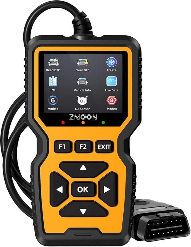 ZM201 Professional OBD2 Scanner with Enhanced Engine Code Reading and Reset Features
