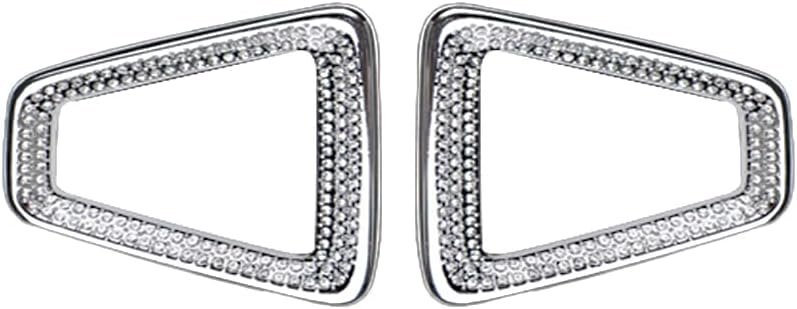 volvo xc90 bling car accessories - 2pcs Bling Instrument Panel AC Outlet Covers for Volvo S60/XC60/XC90, Rhinestone Decals