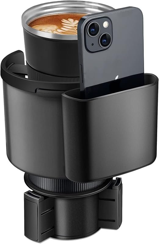 Adjustable Car Cup Holder Expander: Fits Bottles from 16 to 46 OZ for Ultimate Convenience