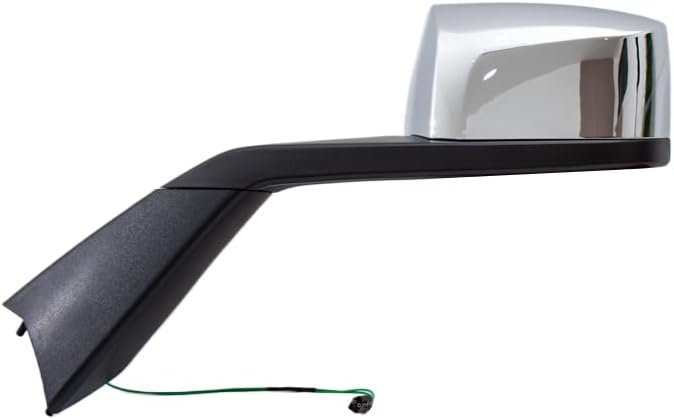 volvo vnl hood mirror - Chrome Hood Mirror for 2019 Volvo VNL with Heater Driver Side LH - Durable Design