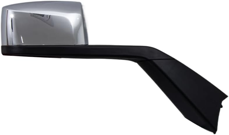 Chrome Hood Mirror for 2019 Volvo VNL - Heated, Passenger Side RH Replacement