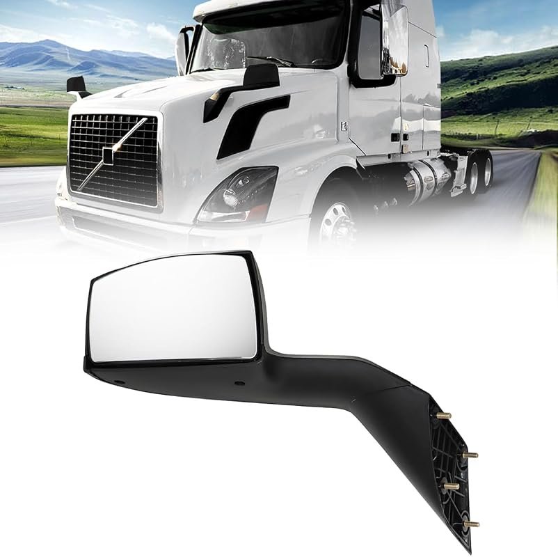 Durable Hood Mirrors for Volvo VNL Trucks (1997-2014) - Right Assembly with Painting Option