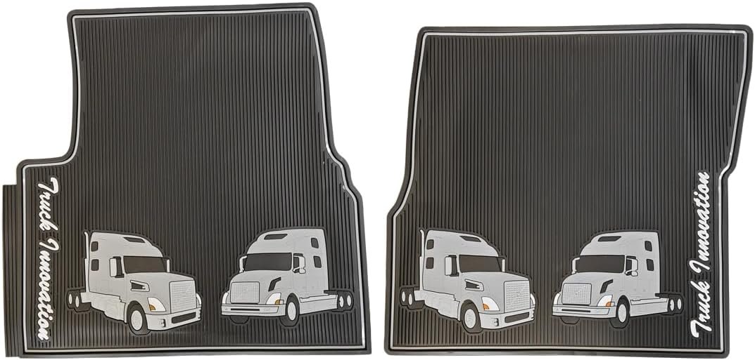 FV All-Weather Floor Mats Cargo Liners for Volvo Trucks - Generation 2 & 3, Set of 2