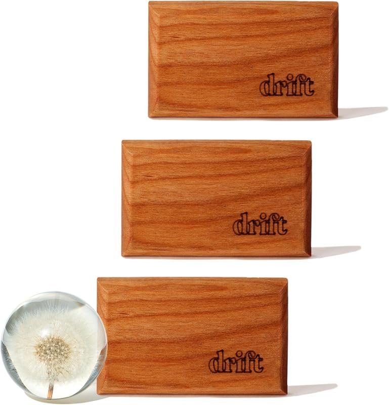 Drift Car Air Freshener - Original Wood Odor Eliminator with Clean Ingredients and Refill Pack