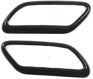 304 Stainless Black Exhaust Pipe Mufflers Cover Trim for Volvo S90, V90, S60 - 1 Pair Accessories