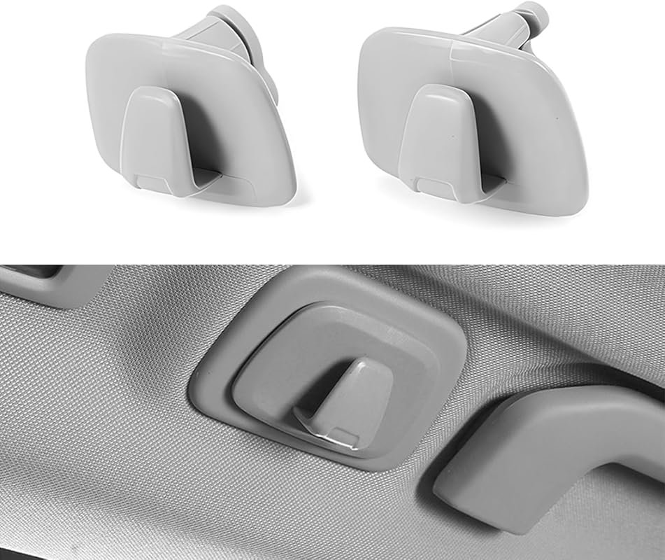SLIMI 2 PCS Locking Car Clothes Hooks - Swivel Design for Volvo XC60, XC40, and More