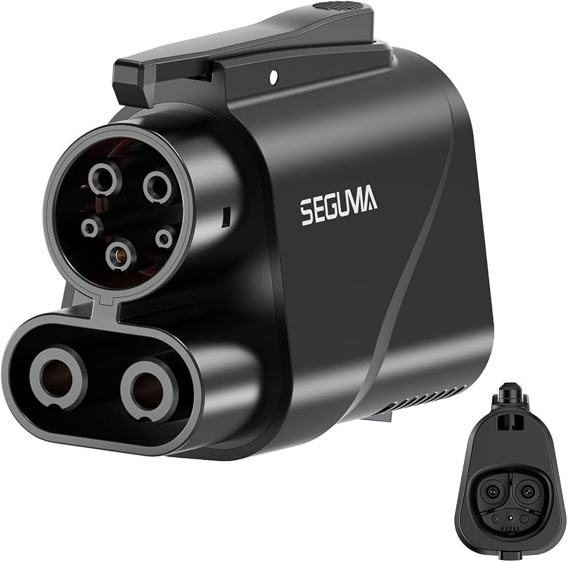 High-Power NSEGUMA NACS to CCS1 Charging Adapter, 500A/1000V for Fast EV Charging