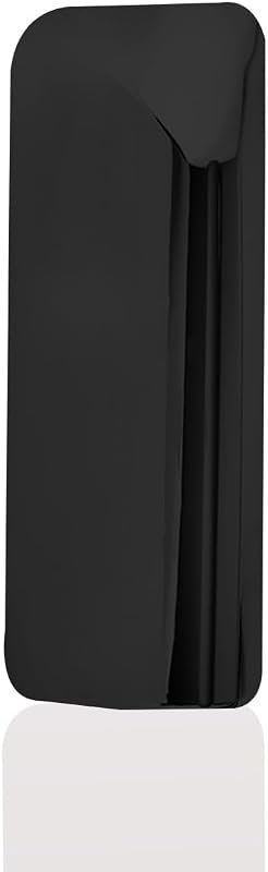 Black Door Mirror Covers for Volvo VNL Series Trucks 2004-2014, Painted Finish for Left Drive
