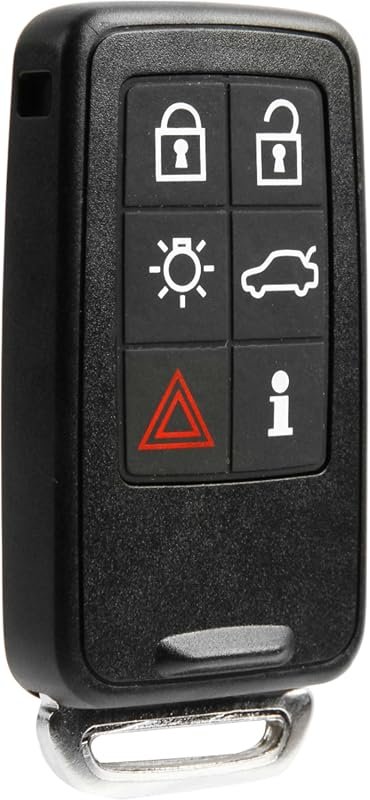 Key Fob Replacement Remote for Multiple Volvo Models (2007-2018) with 6 Buttons