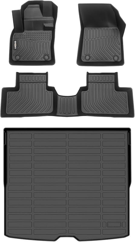 GINOWY All-Weather Floor Mats & Cargo Liner for Volvo XC40 (2019-2026) - Custom Fit Rubber Mats