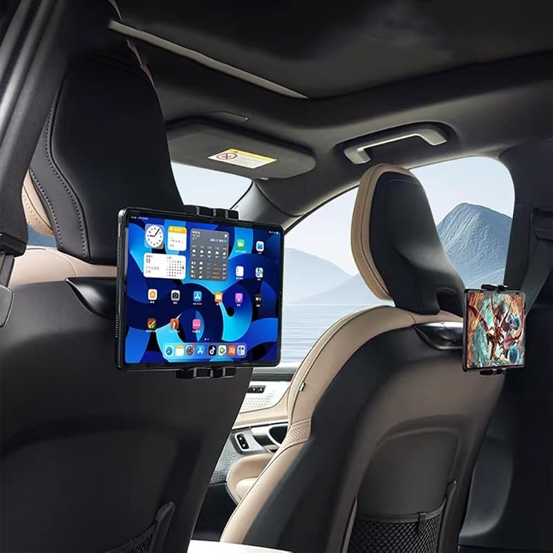 Adjustable Car Tablet Holder for Volvo XC90 XC60 V90 S60 S60, Compatible with 4.7-12.9 Inch Tablets
