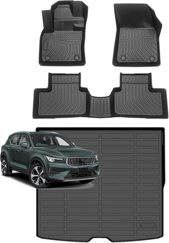 Custom TPE Floor Mats for Volvo XC40 (2019-2026) - All-Weather, Full Set Accessories