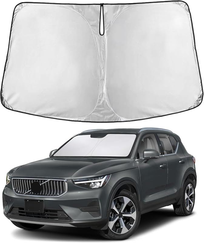 volvo xc40 accessories - EcoNour Windshield Sunshade for Volvo XC40 (2019-2026) - UV Protection and Easy Installation