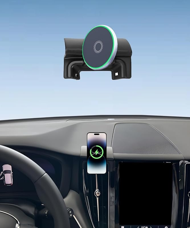 Car Phone Mount for Volvo XC60 2018-2025 Accessories with Secure Design