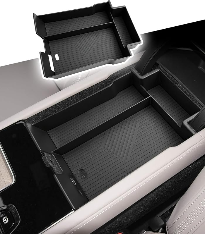 volvo xc90 interior accessories - Center Console Organizer Tray for 2026 Volvo XC90 - Perfect Storage for All Trim Configurations