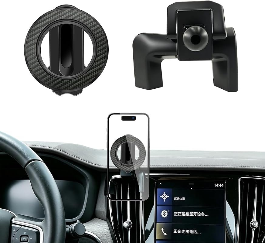 Car Phone Holder Mount for Volvo S60 V60 (2019-2026) - Secure, Adjustable, and Easy Installation