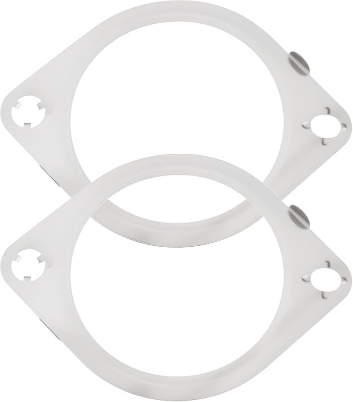 2 PCs Metal Composite Exhaust Flange Gasket for Volvo S60, V60, XC60, S90, V90 - OEM Replacement