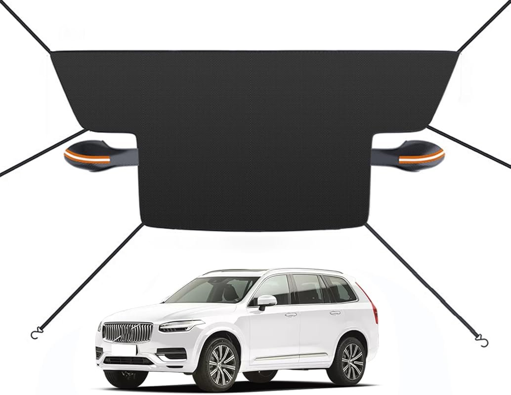 Custom Fit Windshield Snow Cover for Volvo XC60 - Protects Against Snow and Ice
