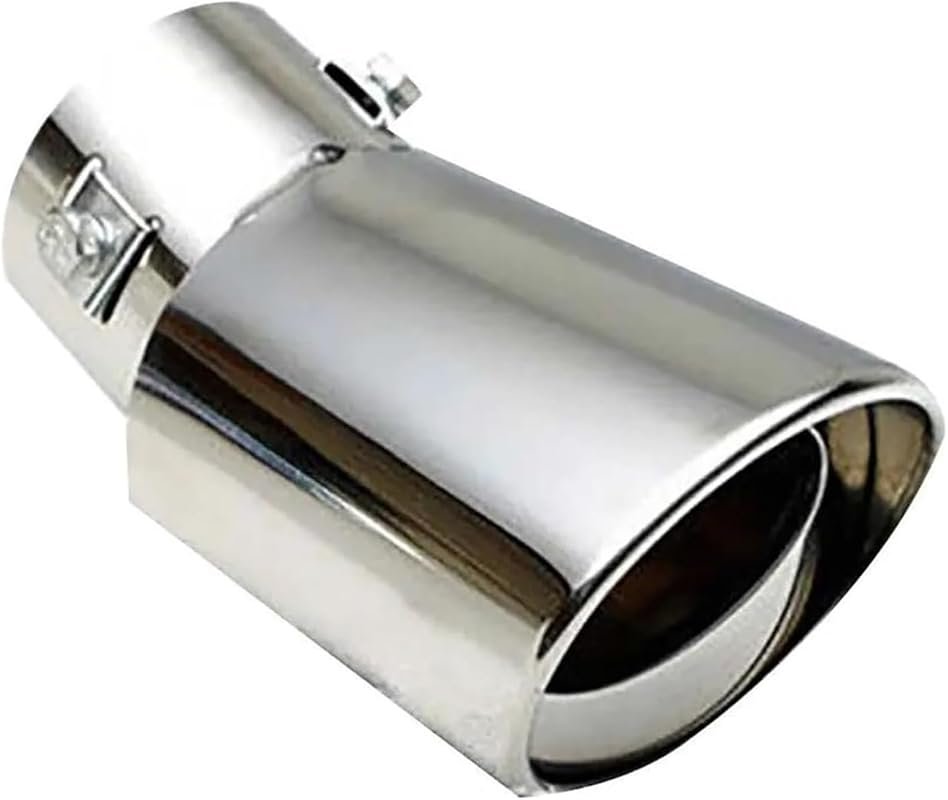 Universal Round Stainless Steel Exhaust Muffler Tip for Volvo V60, S60, XC60 - Pipe Covers