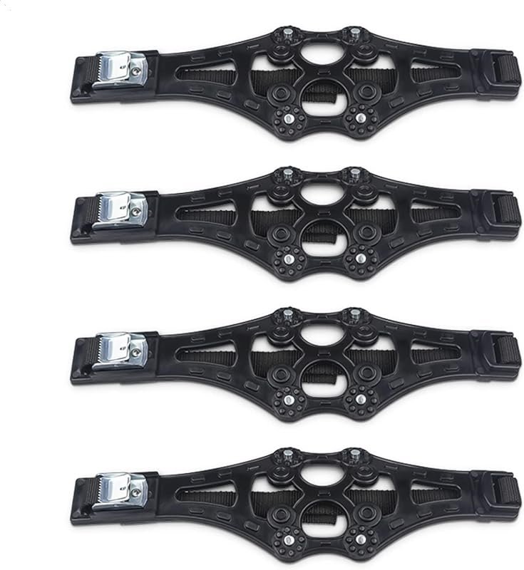 8-Piece Adjustable TPU Snow Chains for Volvo XC60 Pre-2017, Anti-Skid Design