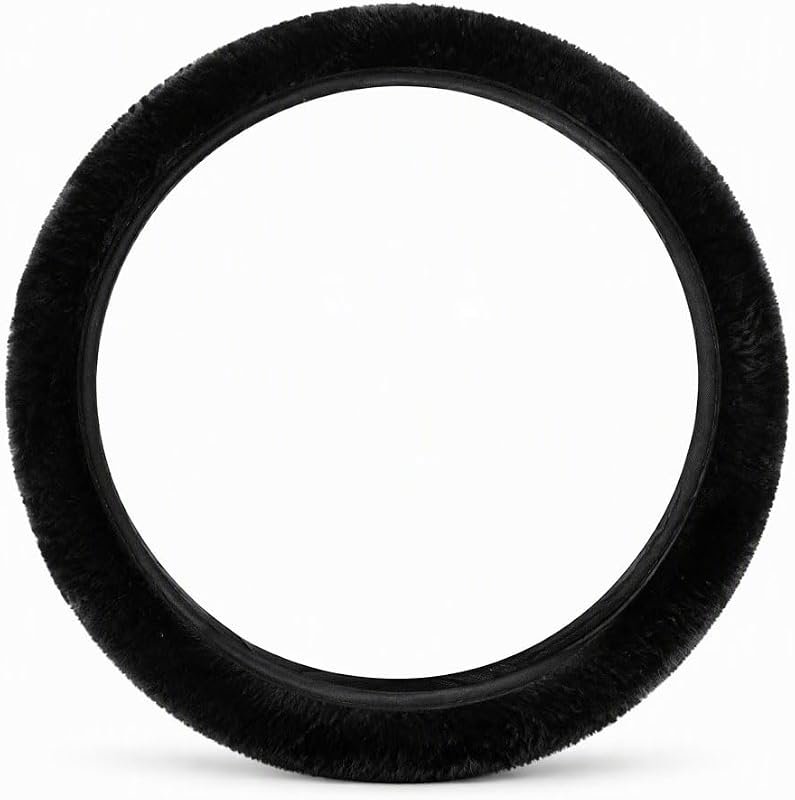 Fluffy Steering Wheel Cover Designed for Volvo EX30 – Cozy and Stylish