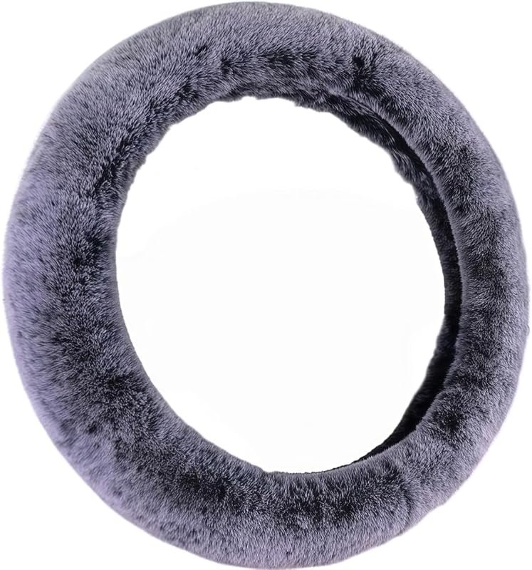 Plush Steering Wheel Cover for Volvo S80 - Soft Touch & Elegant Design