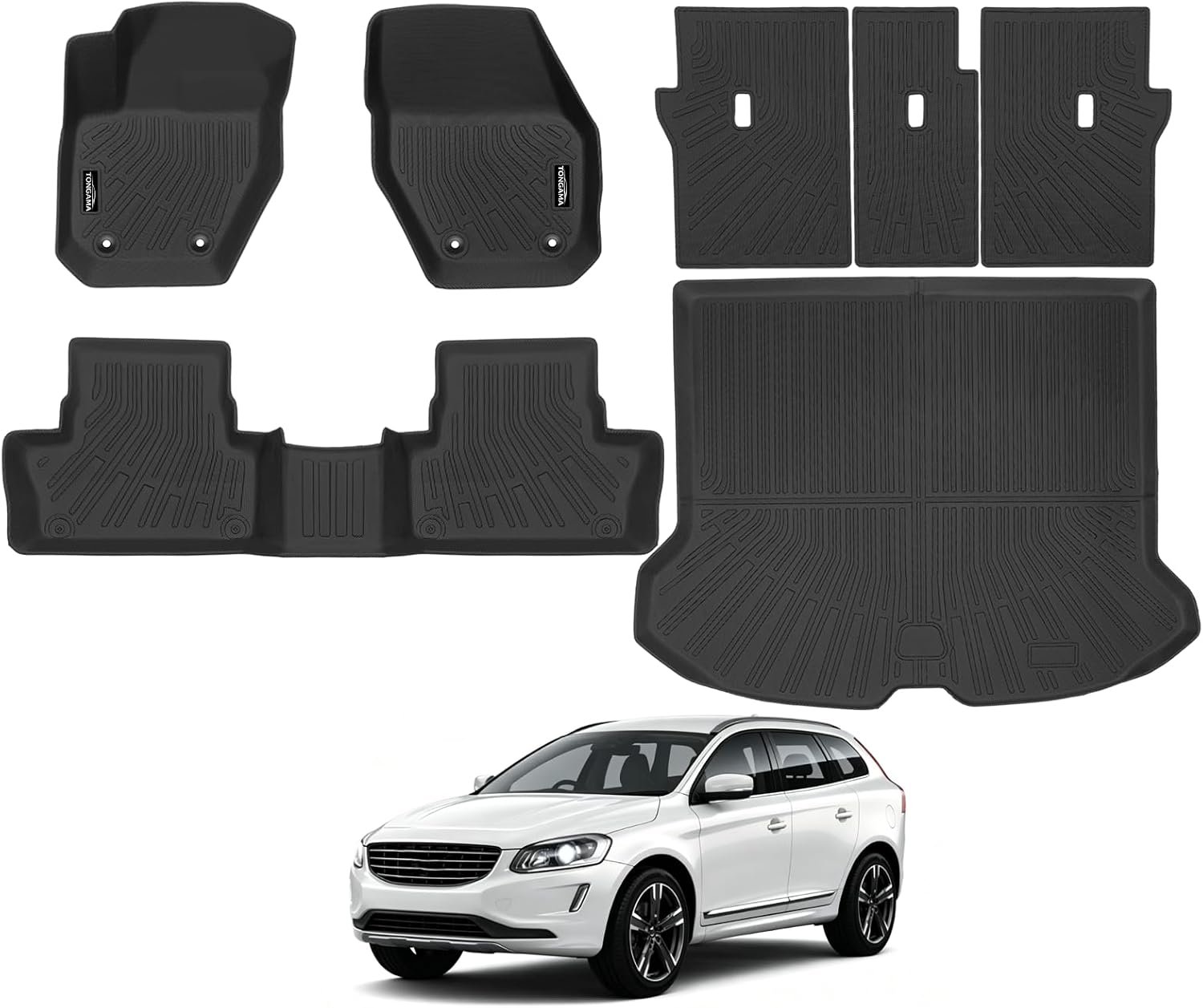 Custom fit TONGAMA floor mats for Volvo XC60 2010-2017