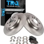 TRQ Rear Brake Pad and Rotor S